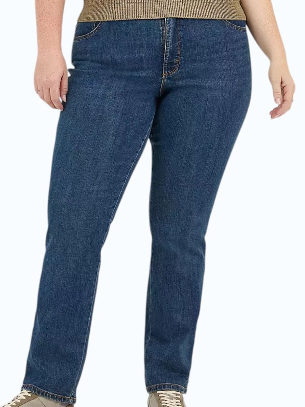 Lee NWT Jeans Relaxed Fit Straight Leg High Rise 18M
